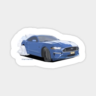 Blue car Magnet