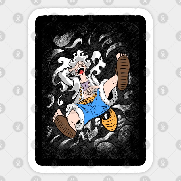 Sticker Luffy Gear 5 de One Piece