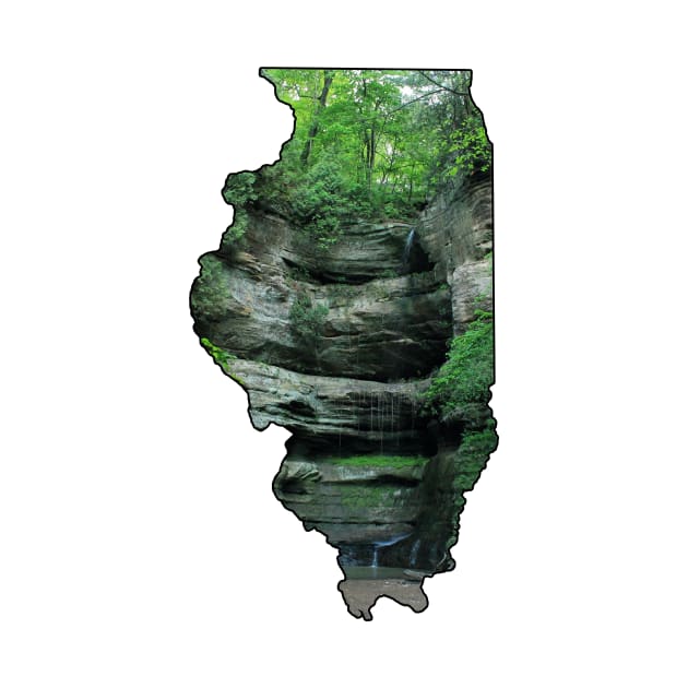 Illinois State Outline (Starved Rock State Park) by gorff