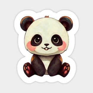 Cute Anime Panda Magnet
