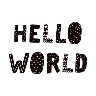 Hello World - Scandinavian T-Shirt