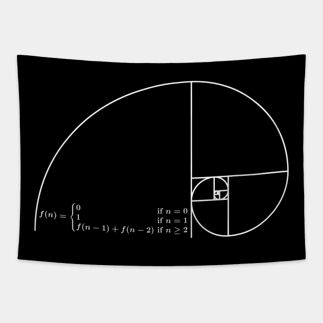 Fibonacci Spiral Tapestry by MertzWerkz