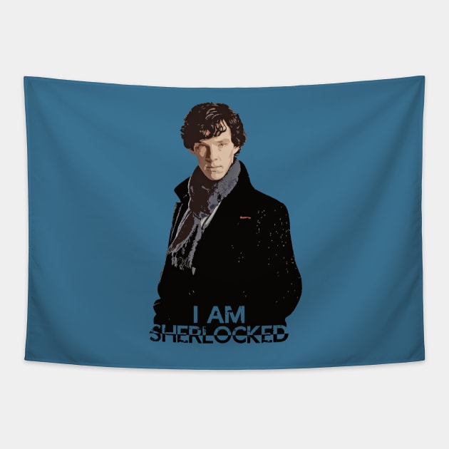 I am Sherlocked Tapestry by MoreThanComics