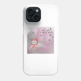 Pink y2k kitty Phone Case