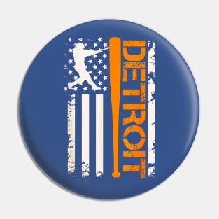 Vintage Detroit American Tigers Baseball Pin