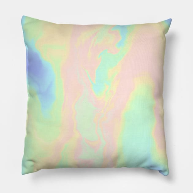 Fluorescent Paint Pillow by Trippycollage