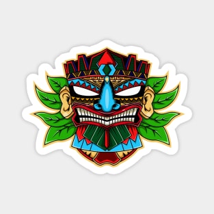 Tiki Mask Blue Nose Magnet