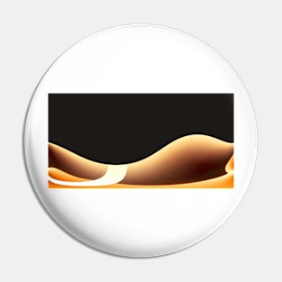 Black Curves Pin