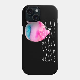 Abstract sunset sunrise pink watercolor Phone Case