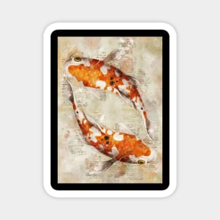 Koi Fishes Magnet