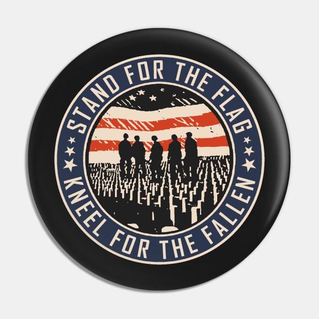 Stand For The Flag Pin by Etopix