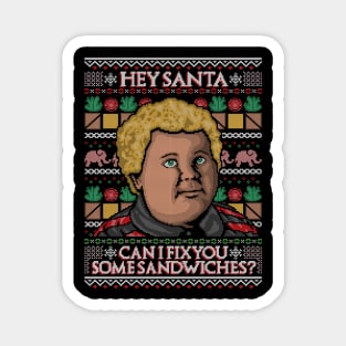 Sandwiches for Santa Magnet