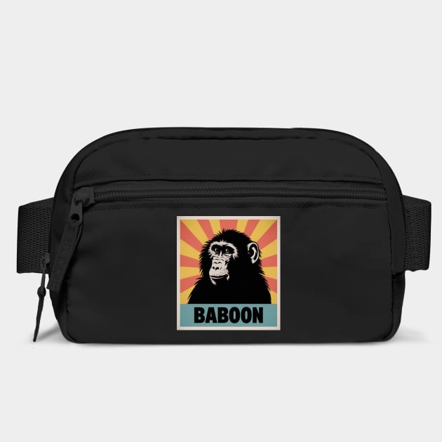 Baboon Illustration, Perfect for Animal Lovers by Pixel Threads 