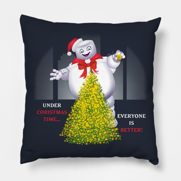 Christmas Staypuft Pillow by Fra_Stiller