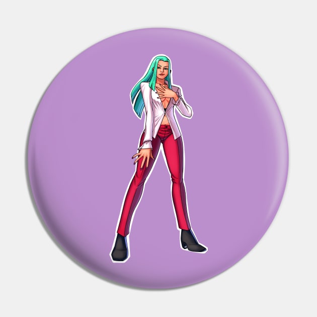 Morrigan Casual Pin by LuizFerrarezzi