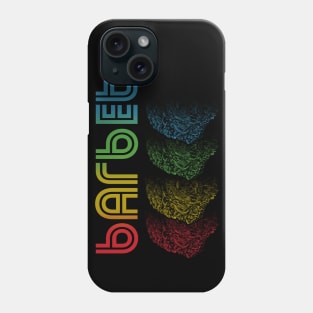 Cool Retro Groovy Barbet Dog Phone Case