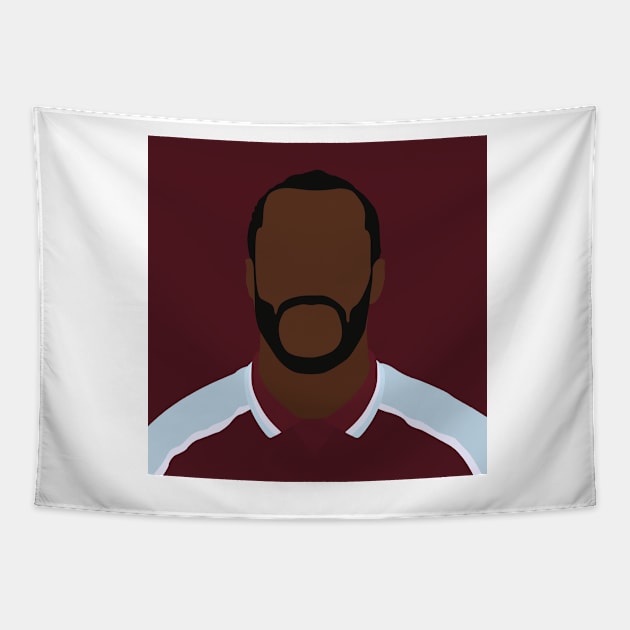 Michail Antonio Minimalistic Face Art Tapestry by GotchaFace