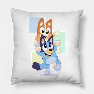 Funny Bluey Pillow