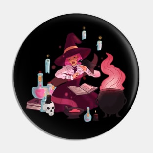 Witch Brewing Pin