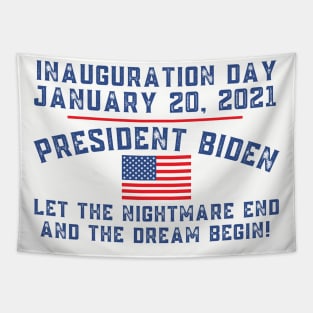 President Joe Biden Inauguration Day January 20, 2021 Tapestry