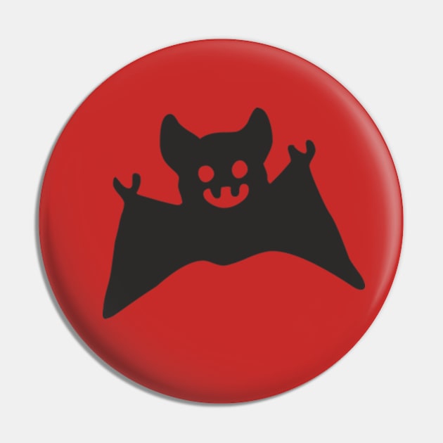 BLVCK BAT Pin by Inusual Subs