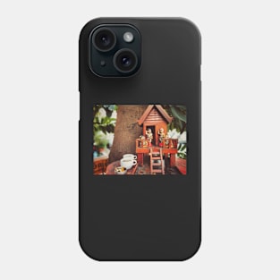 Buddhist spirit House in Cambodia. Cambodian Buddhism belief and culture. Phone Case