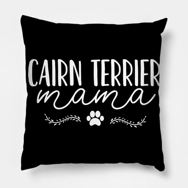 Cairn Terrier Dog Mom Pillow by CreativeGiftShop