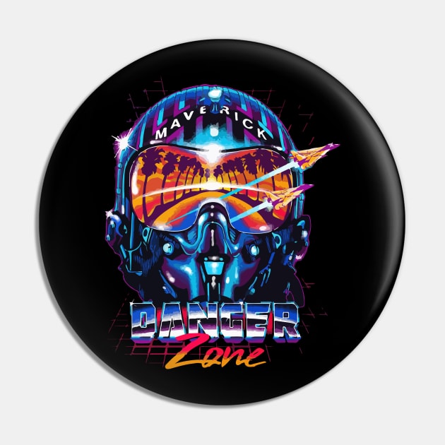 Top Gun Maverick Danger Zone Pin by inkstyl