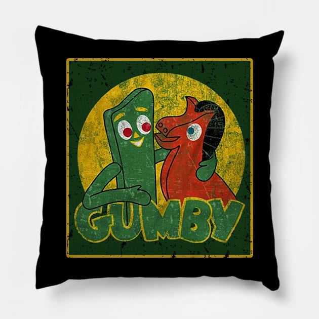 Gumby! Pillow by RAINYDROP