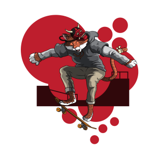 Skater Cat T-Shirt