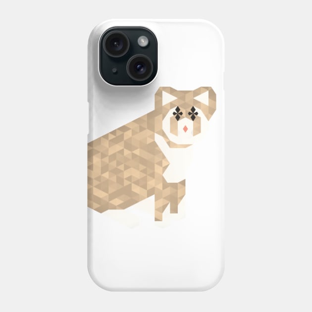 Geometric Cat Phone Case by zody