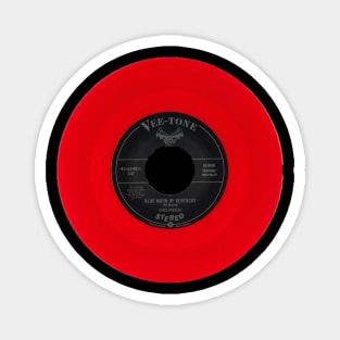 ELVIS- RED VINYL- BLUE MOON OF KENTUCKY Magnet