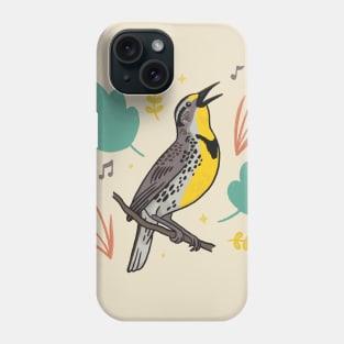 Western meadowlark Phone Case