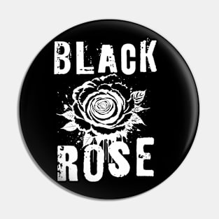 Black Rose Pin