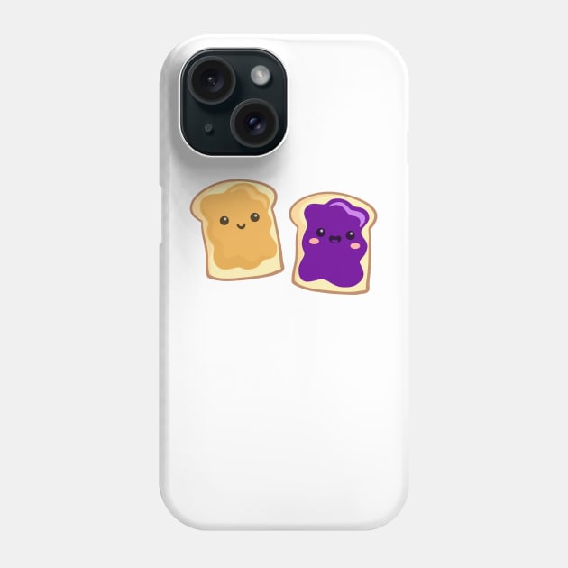 pbj (grape) Phone Case by mystudiocreate