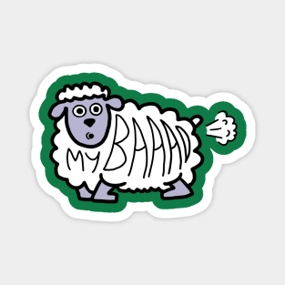 Sheepish Sheep (My Bad) Magnet