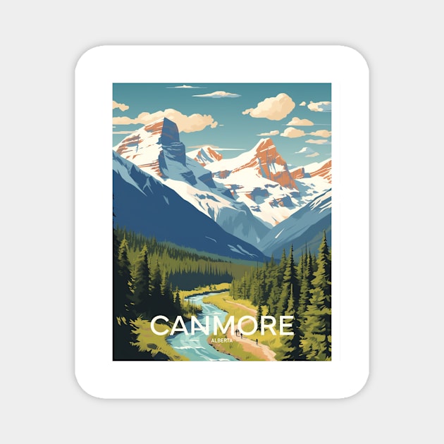 CANMORE Magnet by MarkedArtPrints