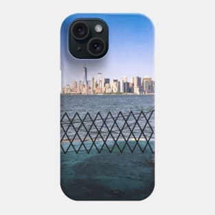 Manhattan View from the Staten Island Ferry, New York City Phone Case