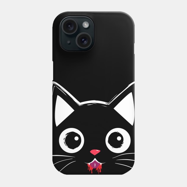 Kitty Vampire Phone Case by edmproject