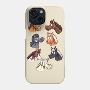 Cute Horse Heads Phone Case