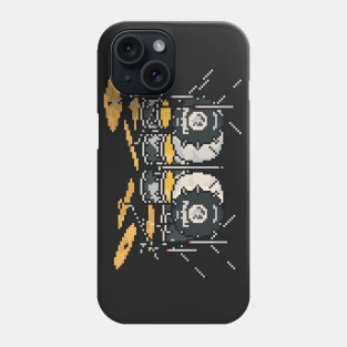 Pixel Silver Motor Drums Phone Case