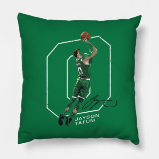 Jayson Tatum Boston Outline Pillow