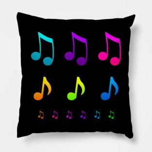 Music Notes Pillow