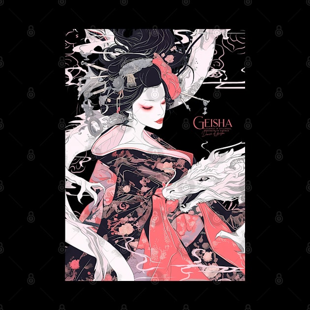 Geisha and Dragon 7009 by ToddT