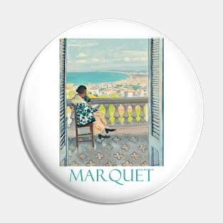 Madame Marquet Reading by Albert Marquet Pin