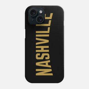 Nashville City Typography Phone Case