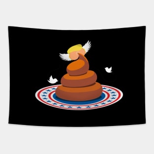 Trump assface tweet logo Tapestry