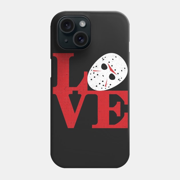 LOVE Friday the 13th Phone Case by Vitaliy_Klimenko