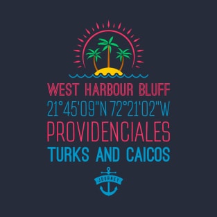 West Harbour Bluff, Providenciales, Turks and Caicos Islands T-Shirt