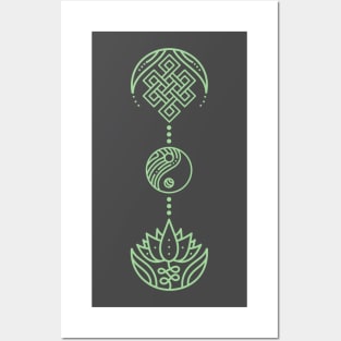 Unalome Lotus Wall Art, Spiritual Wall Art, Spiritual Room Decor